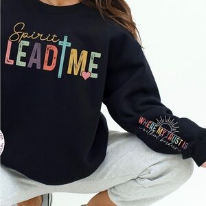 Black Graphic Sweatshirt